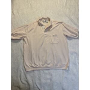 Robert Alan Vintage 70’s Polo Men Large White